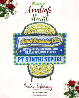 Papan Bunga Duka di Pergetteng Getteng Sengkut